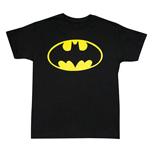 Batman Boys Glow In The Dark Black T-shirt (Medium) - Walmart.com