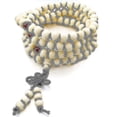 thumbnail image 3 of 8mm Wood Necklace Tibetan White Sandal 108pcs Bead Buddhist Prayer Bracelet Man, Woman---Product code 40518, 3 of 5