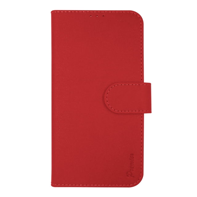 Funda tipo cartera Atti para Samsung Galaxy A8 Plus Rojo
