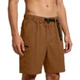 thumbnail image 2 of GSPCLAM Men's Quick Dry Shorts, Golf Featherlight Shorts Multi-Pocket Casual Flat Front Short Coffee XXXXL, 2 of 5