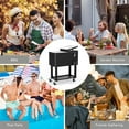 thumbnail image 6 of SHAREWIN 60 Quart Cooler Cart with Wheels and Handle, Drink Cooler Carts for Outdoor or Indoor Entertaining, Portable Bar Ice Chests with Bottle Opener & Cap Collector & Drain, 6 of 7