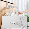 thumbnail image 4 of Over the Door Clothes Drying Rack, Foldable Versatil Folding Clothes Tool, Stable and Sturdy Clothing Dry for Home, 4 of 9