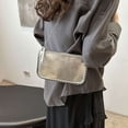 thumbnail image 3 of Spencer Womens Mini Crossbody Bags Cell Phone Pouch Purse Fashion Shoulder Bag Wallet Pouch Ladies Clutch Handbag, Silver, 3 of 9