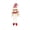 Red, variant on Christmas Elf Plush Doll Tabletop Decoration with Dangling Legs & Striped Hat for Table Mantel Shelf Decor