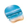 thumbnail image 2 of Fellowes Tapis de Souris en Gel avec Repose-Poignet 7-7/8 x 9-1/4 Design Plage Sable, 2 of 3