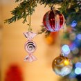 thumbnail image 5 of Árbol de Navidad con colgante de caramelo de plástico para decoración interior familiar (oro rosa) JShteea Libre de BPA, 5 of 5