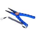 thumbnail image 1 of Alicates para señuelos de pesca de aleación de aluminio, abrazadera de Control de pesca, herramienta cortadora de pescado, azul, 1 of 10