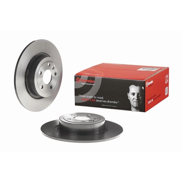 Fits 2016-2019 Land Rover Range Rover Evoque Brembo Brake Rotor 08C30111C02 Solid; One Piece Design; Wheel Bolt Pattern 5 x 107.95 Millimeter; 160 Millimeter Hat Inside Diameter