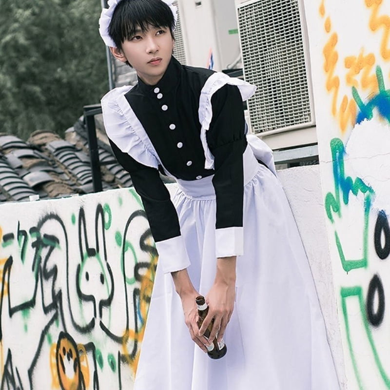 Womens Anime Maid Costume Cosplay French Apron Maid  Ubuy India