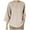 Beige-07, variant on Mittory Womens Cotton Linen Shirts Crewneck 3/4 Sleeve Loose Fit T-Shirts Casual Lightweight Tunic Blouses