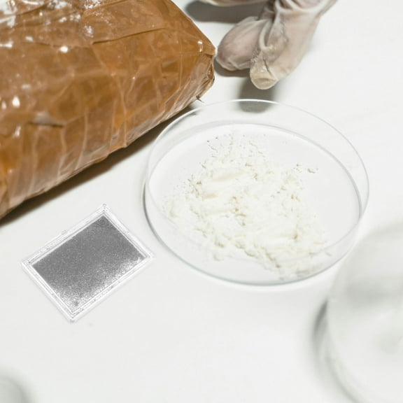 Milisten Plated Silver Iron Powder Magnetic Box Scientific Tool for Electromagnetic Field and Physics Demonstrations