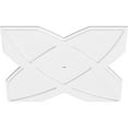 thumbnail image 2 of 36"OD x 1"ID x 12 1/2"C x 1"P Titus Architectural Grade PVC Contemporary Ceiling Medallion, 2 of 11