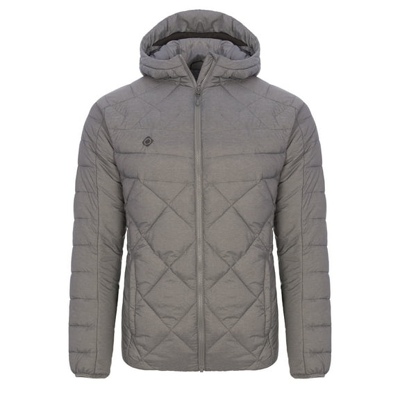 Izas Andes Men's Hooded Mount-Loft Padded Jacket (X-Large, Grey)
