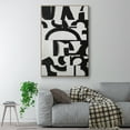 thumbnail image 2 of Prosperous Elements V11 Framed Premium Gallery Wrapped Canvas - Ready to Hang - 25 x 37 - Natural Wood Floating Frame, 2 of 9