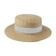 thumbnail image 2 of Sombrero de Verano para Mujer, Sombrero de Paja con Parte Superior Plana, Sombrero de Playa, Sombrero de Sol, 2 of 6