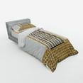 thumbnail image 3 of Ambesonne Urban Bedding Set 4 Pcs, Modern Spanish Shutter, Queen, Brown White, 3 of 3