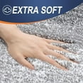 thumbnail image 3 of Bathroom Runner Rugs 47x17, Extra Soft Absorbent Microfiber Bath Rugs, Rubber Backing, Quick Dry, Machine Washable Bath Mats for Bathroom Floor, Tub and Shower, Home Decor Accessories, Grey, 3 of 7