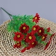thumbnail image 4 of Flowers Flower Arrangement Realistic Bridal Wedding Bouquet Decorative Outdoor Silk Flower Home Charm 2PCS, 4 of 4