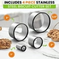 thumbnail image 3 of Set de batidora de masa y cortador de galletas Spring Chef Stainless, 3 of 9