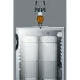 thumbnail image 4 of Summit Sbc56gbiada 24" Wide 5.5 Cu. Ft. Built-In Commercial Double Tap Ada Kegerator -, 4 of 5
