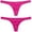 a-Hot Pink3816, variant on Women's Solid Color Triangle Bikini Bottoms Low Waist Stretchy Slim Fit Swim Briefs For Summer Beach Water Activities Fashionable Swimwear