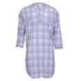 thumbnail image 4 of Men's Poly/Cotton Adaptive Backsnap Nightshirt Sleepshirt Assorted Prints (Medium), 4 of 6
