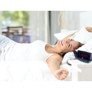 Naxa Electronics NRC-173 Projection Dual Alarm Clock Radio