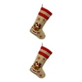 thumbnail image 4 of Bearachild Calcetín de Navidad árbol de Navidad chimenea ventana regalos bolsa calcetín casa Hotel tienda café fiesta decoración niños ciervos Ciervo 2piezas Bearachild CBP443922, 4 of 5