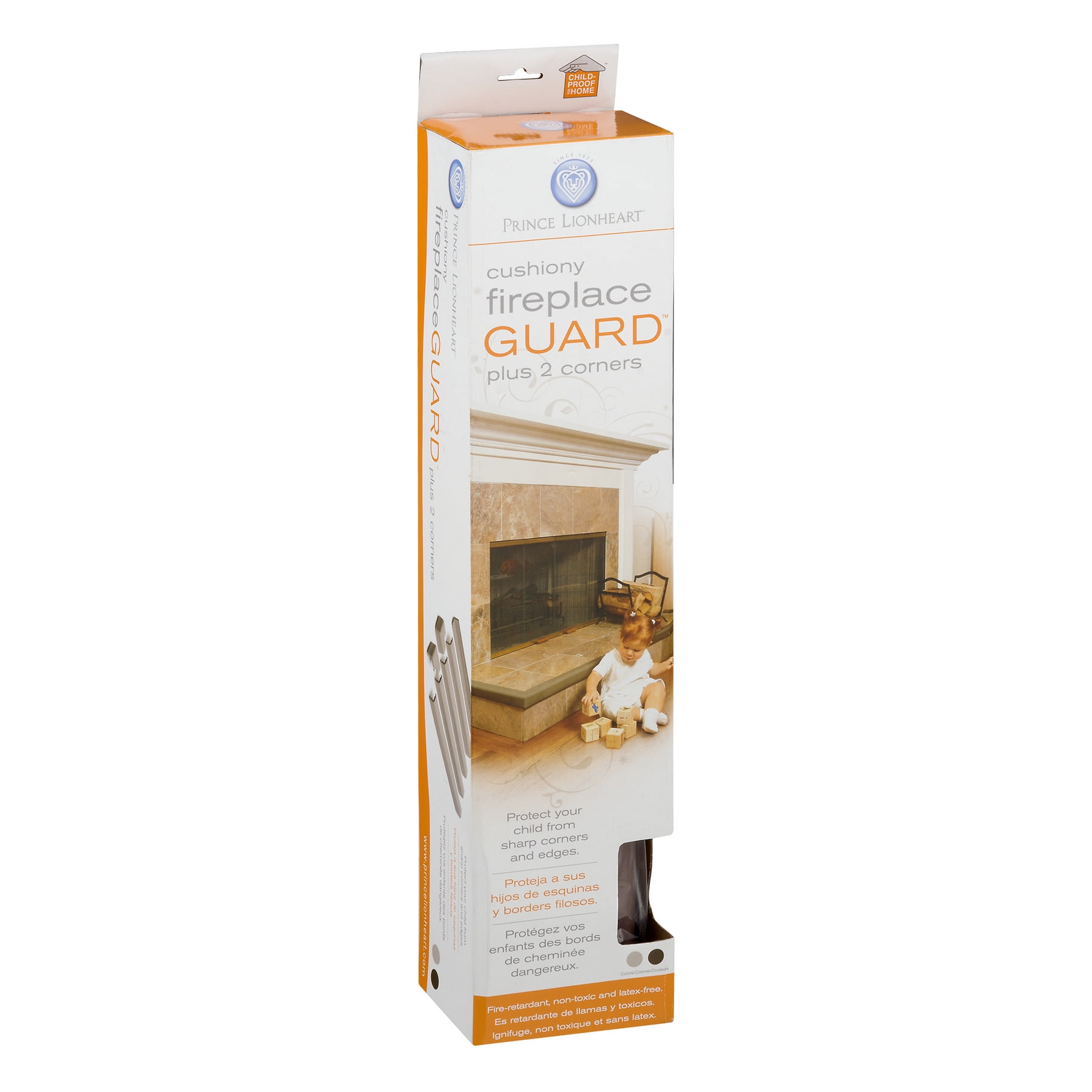 Prince Lionheart 100 Fireplace Guard Safety Equipment Chocolate