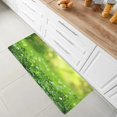 thumbnail image 5 of Spring Sunshine Grass Rubber Rectangular Kitchen Mat, 5 of 7