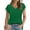 Green, variant on Women's Tops Short Sleeve Plus Size 2025 Spring and Summer New Border European and Clothing Hot Style Solid Color V Neck Short Sleeve Loose T Shirt for Women Shirts for Women Plus Size Sexy