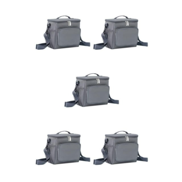 Maytalsory Isolé Léger et Durable Oxford Materiale Tessuto Oxford Polyester Sac Multifonctions Gris 5Set