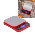 thumbnail image 4 of Kitchen Scales Digital Weight, Easy Clean Rechargeable 400mA Lithium Battery Digital Kitchen Scale  for Meat for Liquid Solids for Nutritious Meals Red 10kg/1g, 4 of 7