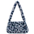 thumbnail image 1 of Bolso Retro con estampado de leopardo para mujer, bolsa de hombro de felpa suave, de gran capacidad, de viaje, cálido y esponjoso, 2022 xuanjing unisex, 1 of 2