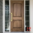 thumbnail image 2 of HYDROWARE Modern Contemporary Long Stainless Steel Push Pull Door Handle for Home Entrance Glass Shower Wooden Barn & Office Store Shop Doors - Brass Gold - 24 Inches, 2 of 5