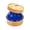 Blue, variant on Blue Glitter Dumpling Squishy Toy with Smiling Face and Steamer Basket, Slow Rising Relaxation Squeeze Toy for Kids and Adults