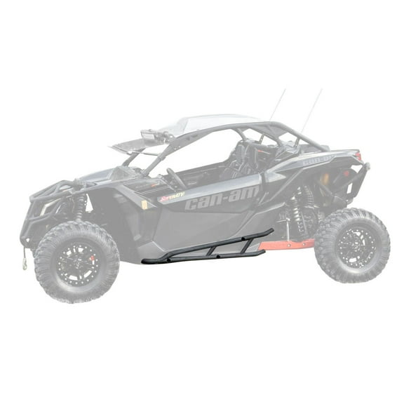 SuperATV Heavy Duty Nerf Bars Black