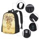 thumbnail image 2 of Disketp Bunch of Grapes Mochila Minimalista de Gran Capacidad, Mochila de Viaje para Escuela, Trabajo o Uso Diario, 2 of 6
