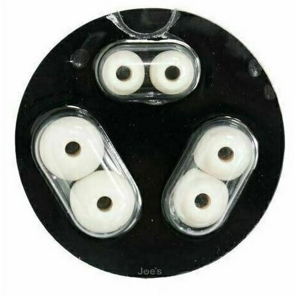 JustEarbuds Earbud Tips Replacement for Powerbeats Pro, White, 4 Sizes