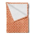 thumbnail image 2 of Abstract Soft Flannel Fleece Throw Blanket, Overlapping Citrus Grape Lemon Fruit Slices Vitamin Organic Food, Cozy Plush for Indoor and Outdoor Use, 70" x 90", Vermilion Orange, by Ambesonne, 2 of 5