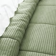 thumbnail image 6 of Levtex Home - Mills Waffle Desert Sage Comforter Set - King Comforter + Two King Pillow Cases - Desert Sage Waffle Weave - Comforter (106 x 94in.) and Pillow Case (36 x 20in. ) - Cotton, 6 of 6