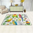 thumbnail image 3 of Coolnut Lightweight Soft Area Rugs 60x39 inch, Beautiful Parrot Floor Mat for Kids Playing Room Hardwood Floor Living Room Nursery Rugs, 3 of 6