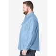 thumbnail image 3 of Boulder Creek By Kingsize Men's Big & Tall  Long Sleeve Denim And Twill Shirt, 3 of 5