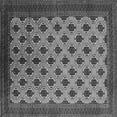 thumbnail image 1 of Ahgly Company Machine Washable Indoor Square Oriental Gray Industrial Area Rugs, 6' Square, 1 of 4