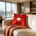 thumbnail image 4 of Uuiauoio Horse Zodiac Pillow Cover Flocked Plush Cute Animal Design Throw Pillow Case for Sofa Bed Living Room Home Decor Year of the Horse Theme, 4 of 6