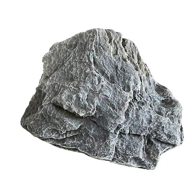 Lipstore Artificial Faux Landscape Rock Ornament Multipurpose Irregular Yard Ornament 30x12x26cm