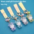 thumbnail image 1 of Keychain Pendant Luminous Hanging Ball Keyring Decoration Backpack Purse DIY Key Chain Bag Key Chain Handcraft Fashion Stylish Decor Pink, 1 of 9