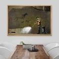 thumbnail image 3 of wall26 Framed Canvas Print Wall Art Banksy British Artist Wall Wash Lascaux French Horse Cave Graffiti &amp; Street Art Urban Illustrations Modern Art for Living Room, Bedroom, Office - 24"x36&q, 3 of 5