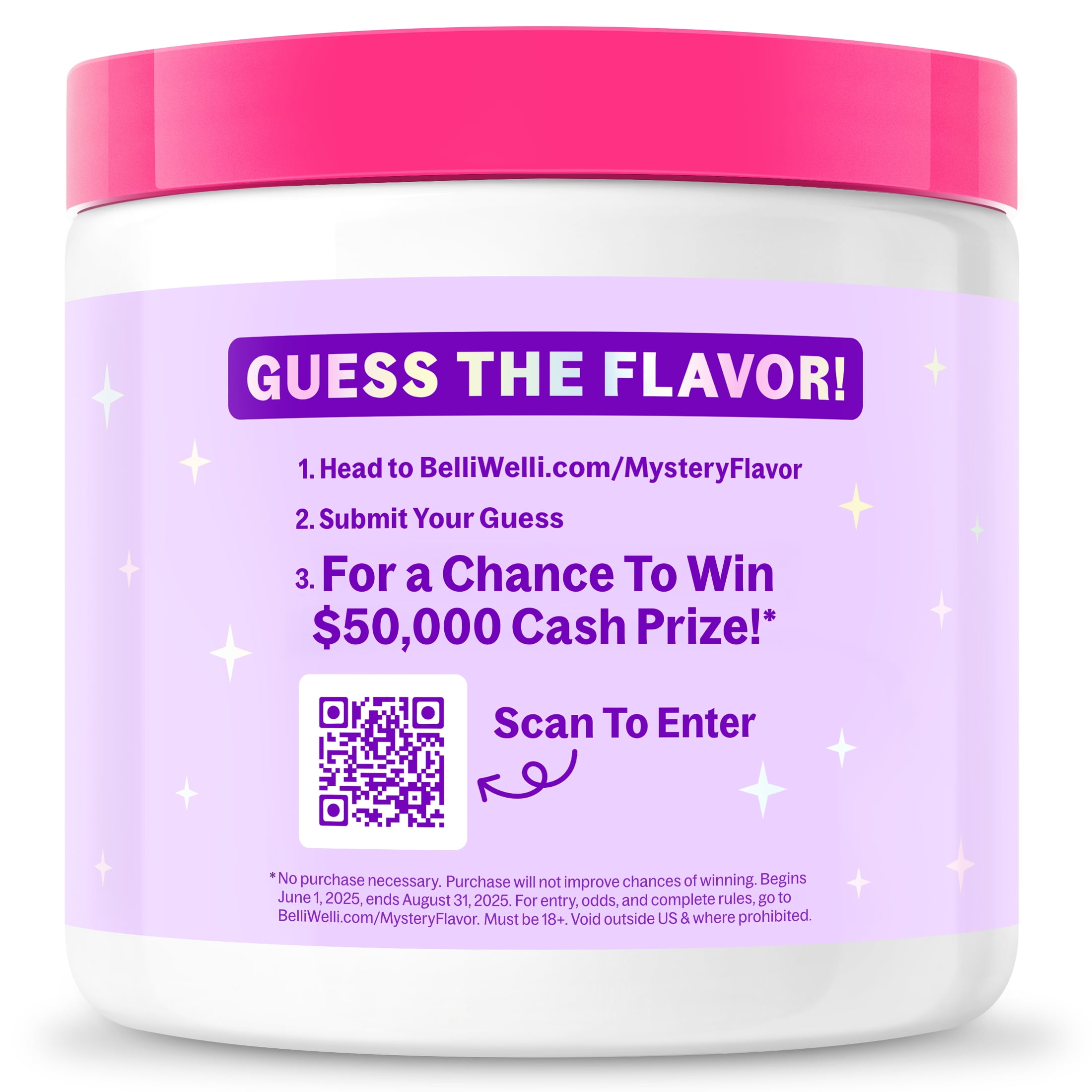 BelliWelli Daily Fiber Supplement - Mystery Flavor, 5.8 oz