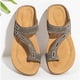 thumbnail image 4 of Amzcrzy Zapatos de mujer,Zapatos de mujer,Zapatillas de mujer, Sandalias y pantuflas planas de masaje para mujer con puntera abierta Sandalias Mujer Zapatillas De Casa, 4 of 4